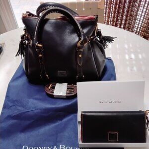 Dooney & Bourke Florentine Women's Satchel Bag with Wallet - Navy (8L980NV)